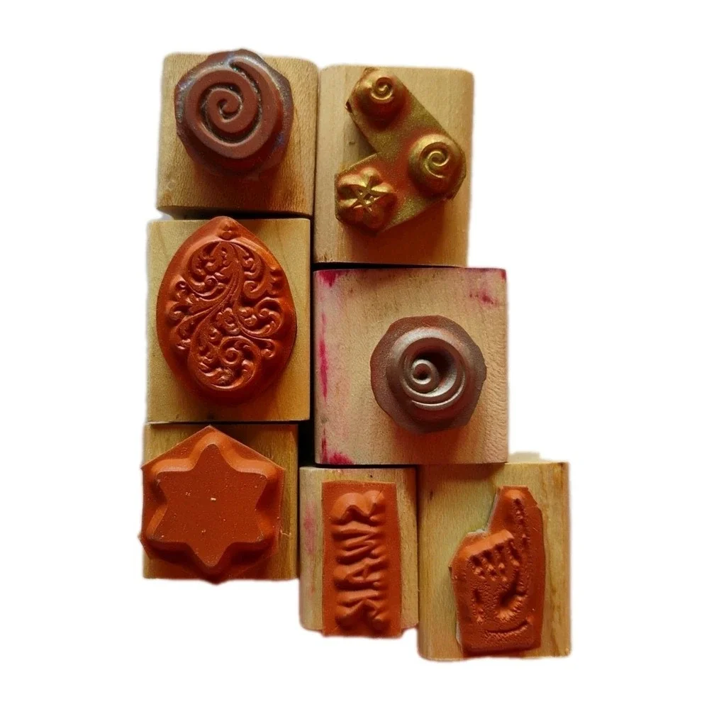 Huge Vintage Lot Rubber Stamps 17pc Stamp Collection Various Sayings Themes - Picture 2 of 6